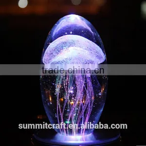 LED 3d Laser Jellyfish Crystal Gift Items thumbnail-1