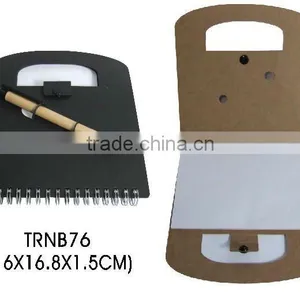 Lovely Design ECO Friendly Recycled Spiral Paper Notepad With Paper Recycled Pen thumbnail-1