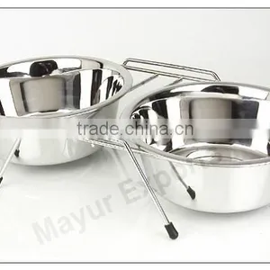 Stainless Steel Pet Feeder Bowl thumbnail-1