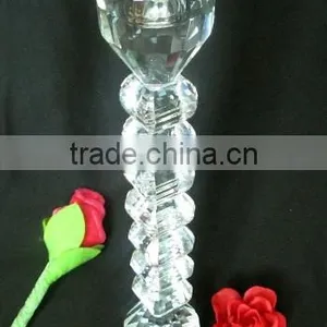 Crystal Cut Glass Candle Holder thumbnail-4