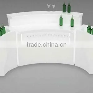 PE Material Led Bar Counter / Bar Furniture New Design /modern RGB Led Bar Counter /illuminated Led Table YM-LBT9080123 thumbnail-1