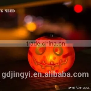 Wholesale Plastic PP Acrylic Led Light up Small Halloween Pumpkin Decoration thumbnail-4