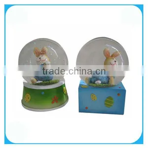 Easter Rabbit Water Globe Souvenirs thumbnail-1