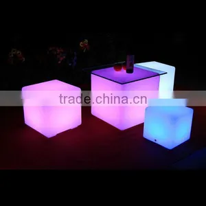 Elegant Led Luminous Sitting Cubes, Small Plastic Cubes thumbnail-5