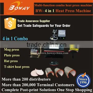 Mug/Plate/T-shirt/Hat Multi-function 4 in 1 Combo Heat Press Machine thumbnail-1