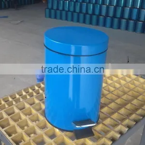 Blue Color 410# Stainless Steel Dustbin/trashcan With Good Quality thumbnail-1