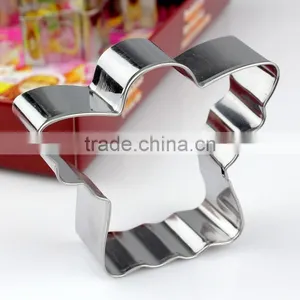 Metal Christmas Cookie Cutters Angel Cookie Cutter Embossed,tool Shaped Cookie Cutters thumbnail-1