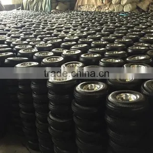 QingDao High Quality 3.50-4 Rubber Wheel for Wheelbarrow thumbnail-4