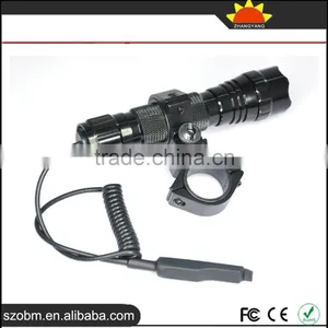 Wholesale WF-501B Q5 LED Tactical With Remote Controlled Flashlight Torch Kit thumbnail-2