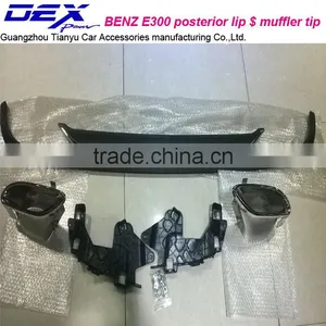 Muffler Tip Exhaust Rear Diffuser Rear Trims for B~ENZ E300 thumbnail-1