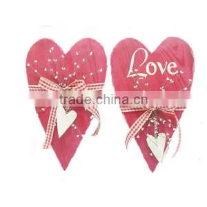 Love Peach Hot Pink Berry and Bowknot Larrge Heart Shape Plaques thumbnail-1