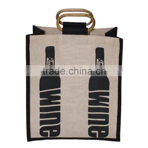 Wholeseller of Wine Bag From India - Made of Jute & Juco Fabric thumbnail-1