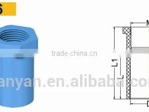 TY High Quality TIS PVC Pipes & Fitting FEMALE COUPLING Eco-friendly Cheap Price Full Size Factory Price List Discount thumbnail-1
