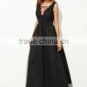 Formal Wrap Women Embroidery Cocktail Dresses Ladies Western Dresses Pictures Of Latest Gowns Designs thumbnail-5
