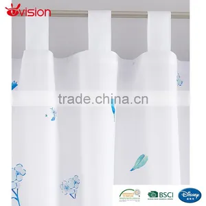 Flower Digital Design Curtains for Window ,BSCI Factory,microfiber Fabrics thumbnail-3