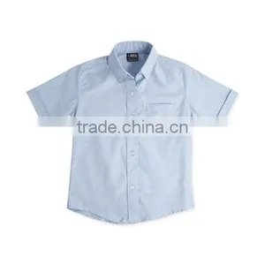 Little Boys' Uniform Regular Fit Short-Sleeved Oxford Shirt thumbnail-1