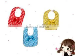 2015wholesale Kids Bib,cheap Baby Bib, Quatrefoil Baby Soft Bib in Stock thumbnail-1