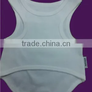 Blank White Dog Tank Top Can Add Print for $1.00 No Minimums Required! thumbnail-3
