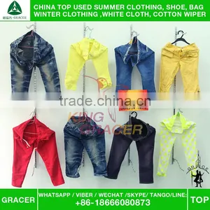 From China Second Hand Ladies 3/4 Pants Used Clothing Malaysia/New York Style thumbnail-3