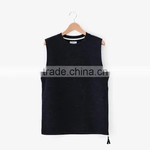 2016 Men's French Terry Vest Autumn Winter Tank Top for Gentlemen Thick Vest for Wiinter thumbnail-3