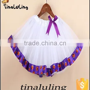 New Fashion Halloween Pumpkin Tutu Skirts Children Holiday Tutus Baby Dance Wears Halloween Pettiskirt thumbnail-3