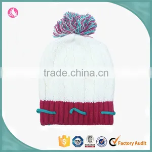 2017 Winter Ladies Fashion Clothing Winter Beanies Knitted Custom Beanie Hat thumbnail-1