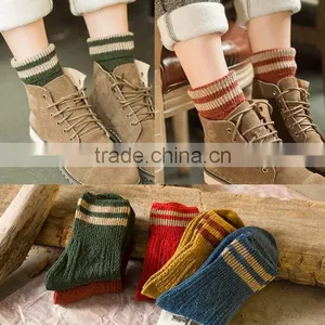 Zm21802a Thick Keep-warm Women Colorful Winter Socks thumbnail-1