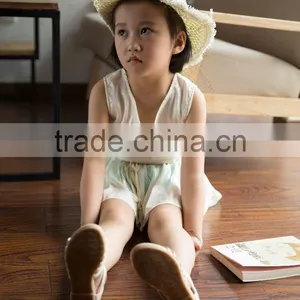 COOL KID ZONE Lovely White Chiffon Children Suit Girl Child Garment thumbnail-3