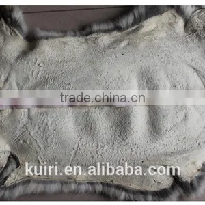 Luxury Stuff Leather Rabbit Real Fur Cheap and Good Quality Garment Textile Accessories Material Rabbit Fur Skin thumbnail-6