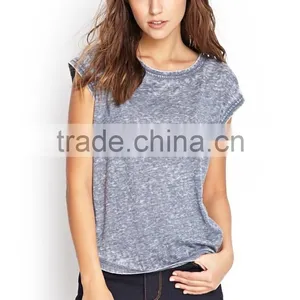 T-shirt With Dirty Washed/snow Washed/vintage Washed thumbnail-1