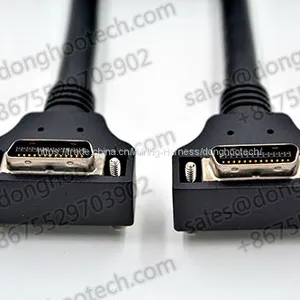 Right Angle Camera Link Cable MDR 26 Pin Overmolding With Screw Locking thumbnail-1