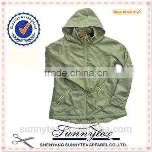 Sunnytex Zipper Front Hoody Soft Shell Fabric Women's Fashion Jacket thumbnail-1