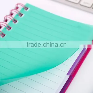 A4/A5/A6/B5 Hollow PP Cover Wire-o Planner Custom Paper Notebook Student Writing Notebook thumbnail-4