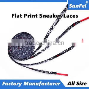 2017 Hot Print Shoelaces for Adidas Ultra Boost 3.0 and Sneaker Yeezy Shoes Canvas Boots - Accept Custom thumbnail-1