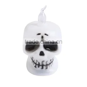 Plastic Halloween Party Decorations Silver Tone Skull thumbnail-2