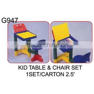 Kids Plastic 1-table and 4-chairs Set thumbnail-6