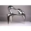 Stainless Steel, Resin Piano Shape Chair thumbnail-1
