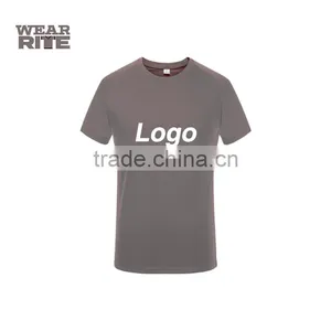 Logo Print 100% Polyester Wholesale Blank T-shirt thumbnail-2