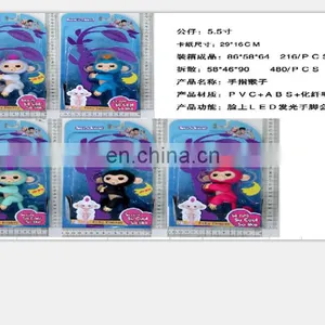 Newest Hot Factory Wholesale Interactive Finger Toy Fingerlings Baby Monkey thumbnail-1