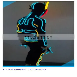 RGB EL Wire Clothes With el Wire Crown thumbnail-3