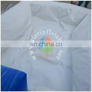 PVC High Quality Water Slide Symphony Blue Kids Inflatable Slide Wholesale Giant Water Inflatable Slide for Adult thumbnail-2