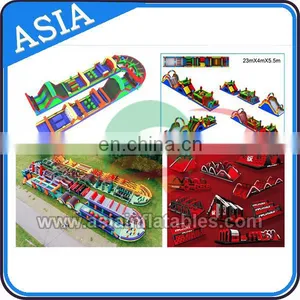 Inflatable Adult Inflatable Obstacle Course, Insane Inflatable Run Obstacles For Adults thumbnail-1
