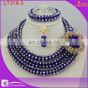 African Beads Jewelry Set Nigerian Coral Beads Charinter Jewelry Beads Jewelry Set LT318-3 thumbnail-1