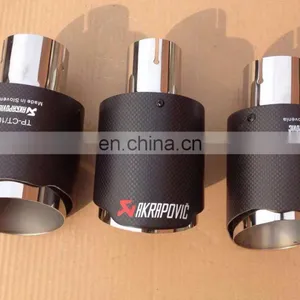 Akrapovic Newest Carbon Fiber Muffler Pipe Exhaust Muffler Tip thumbnail-1