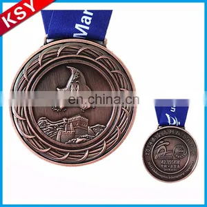 2017 Best Selling High Quality Snowflake Military Medal Ribbons Medals With Silk Ribbon thumbnail-6