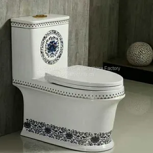 Blue Color Ceramic Colored Toilets From Chaozhou China thumbnail-1