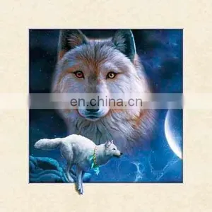 New 2018 Wolf/tiger 5d Picture for Decoration/selling/gift thumbnail-1