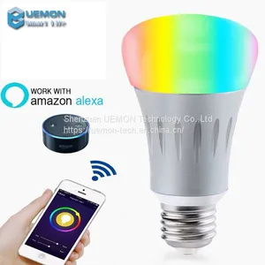 Voice Controlled Smart Wifi RGB Color Changing LED Bulb Light Compatible With Alexa thumbnail-4