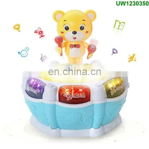 Baby Toy Drum, Musical Learning Drum With Flashing LED Lights Electronic Education Toys for Toddlers Early Development thumbnail-6