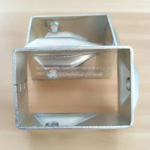 Galvanized Metal Stamping Connectors Bracket of Building Fence thumbnail-1